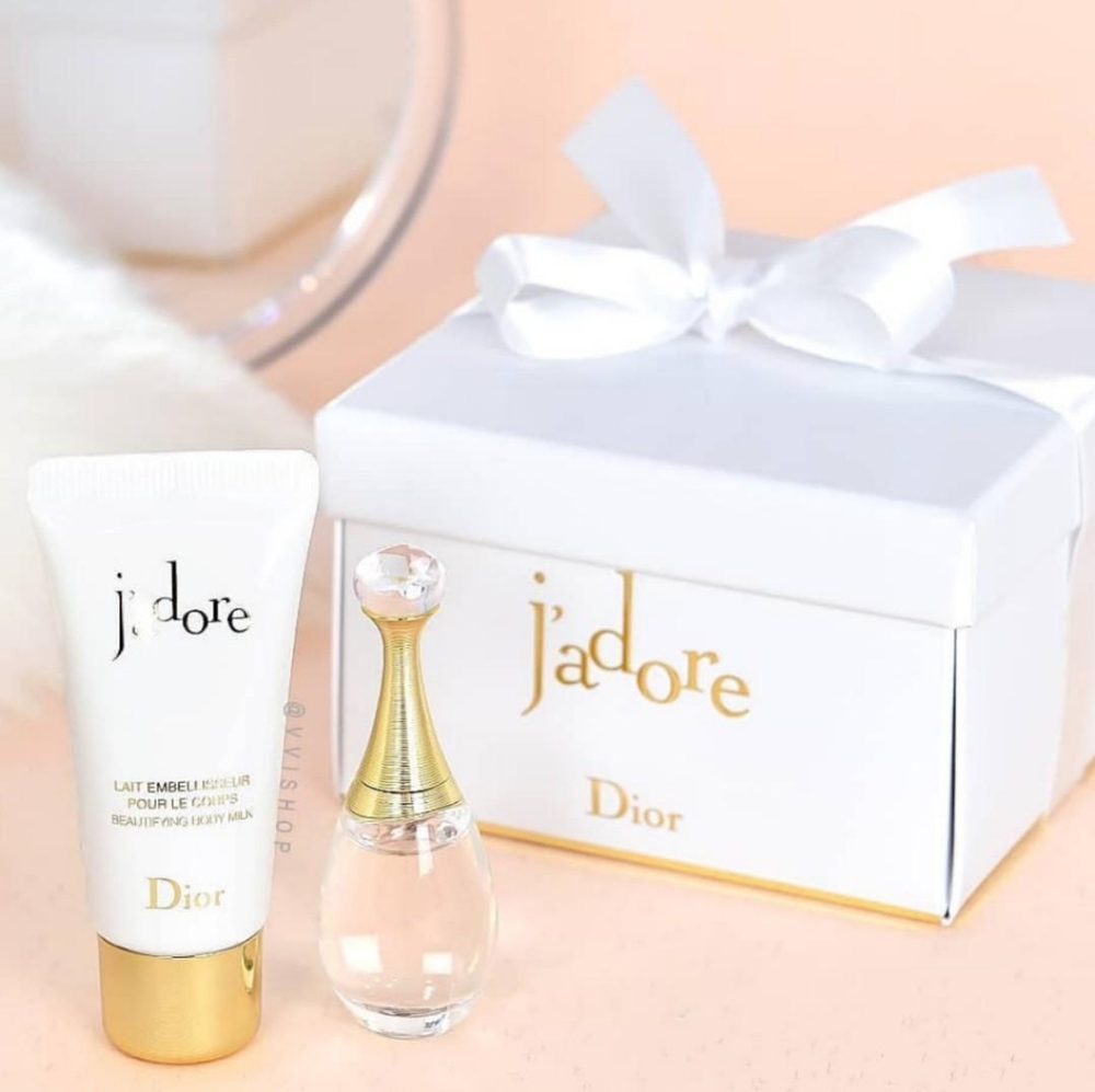 NIB Dior J'adore Miniature & Lotion Gift Set